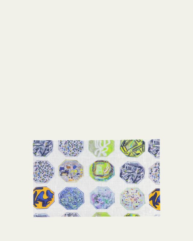 Medallions Printed Placemat, 12" x 17"